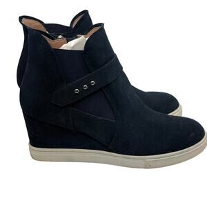 Paolo | Shoes | Linea Paolo Women Wynda Block Heel Pointy Toe Navy Suede Size 7